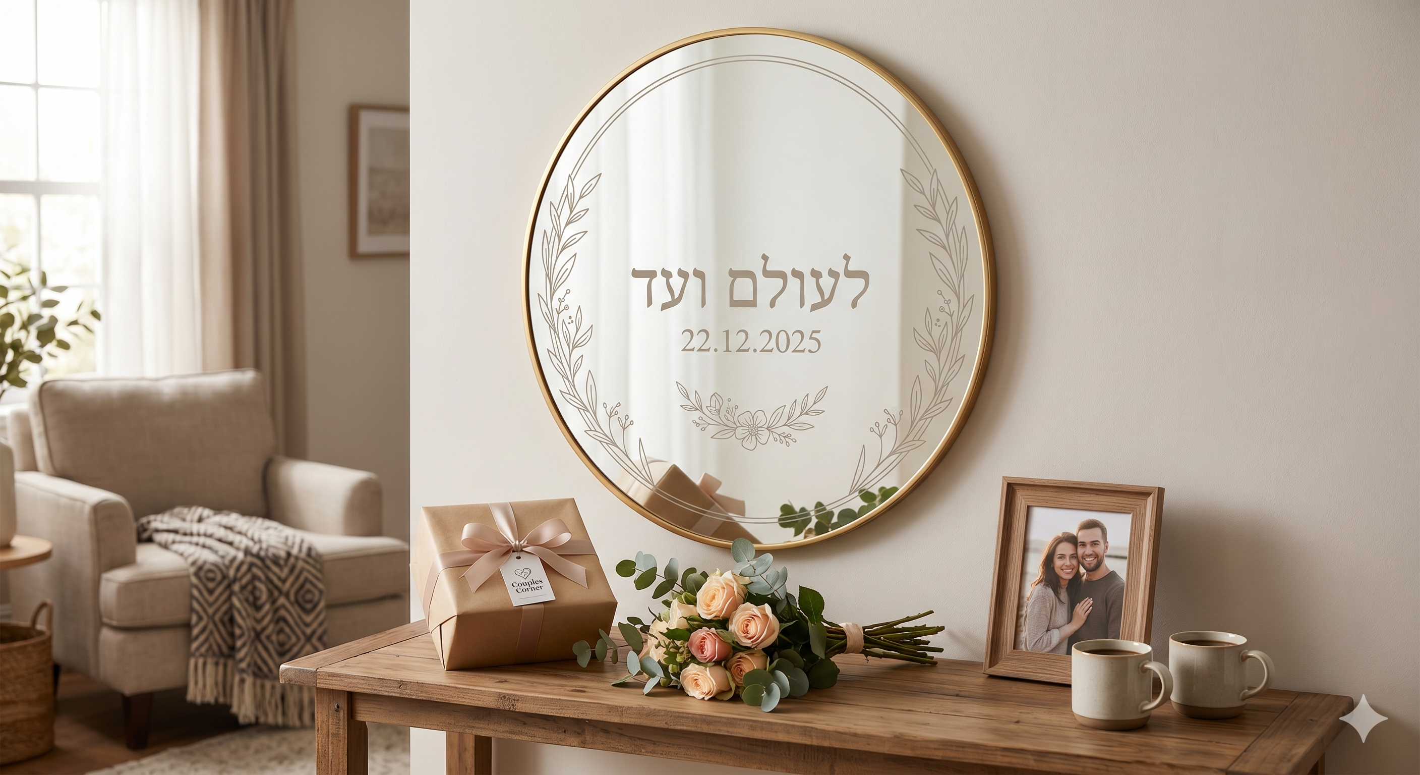 מתנות בהתאמה אישית: למה מראה מעוצבת היא המתנה המושלמת? ✨