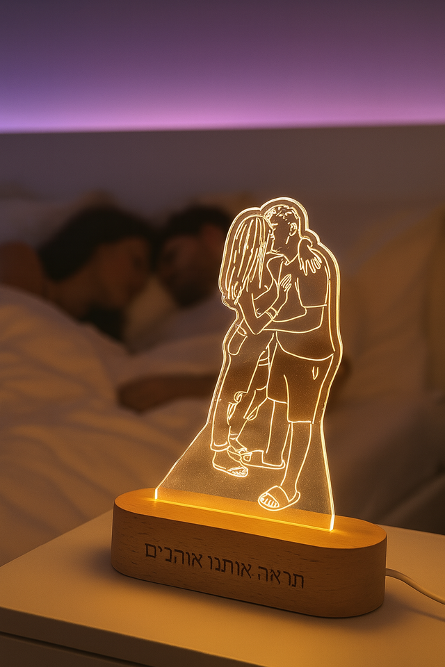 מנורת לד בעיצוב אישי - הלהיט של 2026