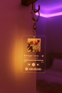 מחזיק מפתחות ספוטיפיי בעיצוב אישי