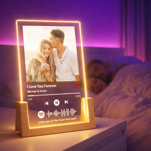 לוח Spotify LED בעיצוב אישי – השיר שלכם באור מיוחד